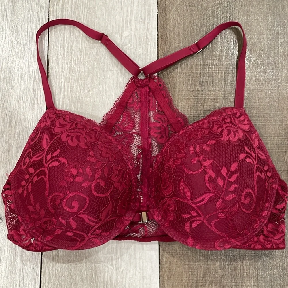 Bundle (No Brand) Padded Underwire Halter Bras Sz 34C - Picture 3 of 10